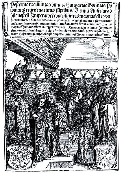 Zjazd wiedeński na drzeworycie Albrechta Dürera, 1515, fot. domena publiczna