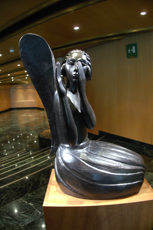 Rzeźba „Czarny anioł”