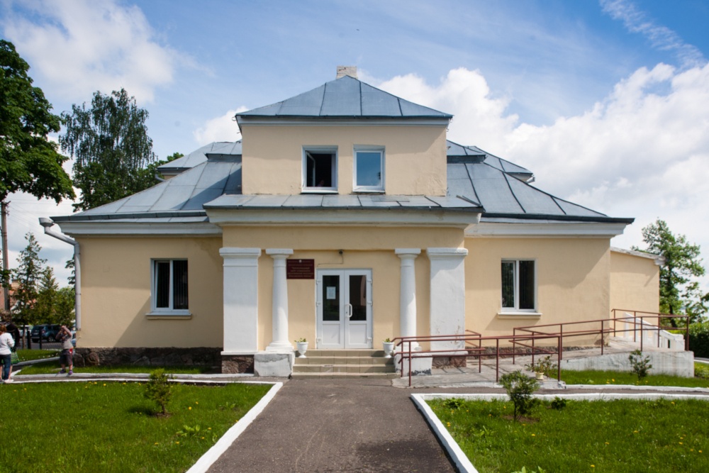 kolonia urzędnicza i budynek starostwa powiatowego w Brasławiu