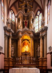 Wnętrze kościoła pw. św. Anny w Wilnie 
