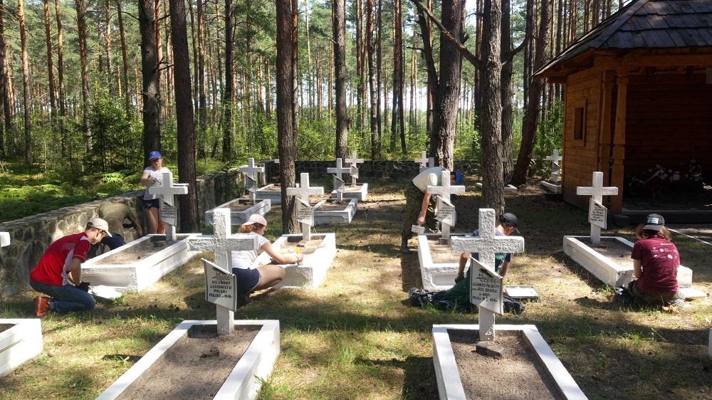 Polski Lasek k. Kostiuchnówki – cmentarz żołnierzy Legionów Polskich