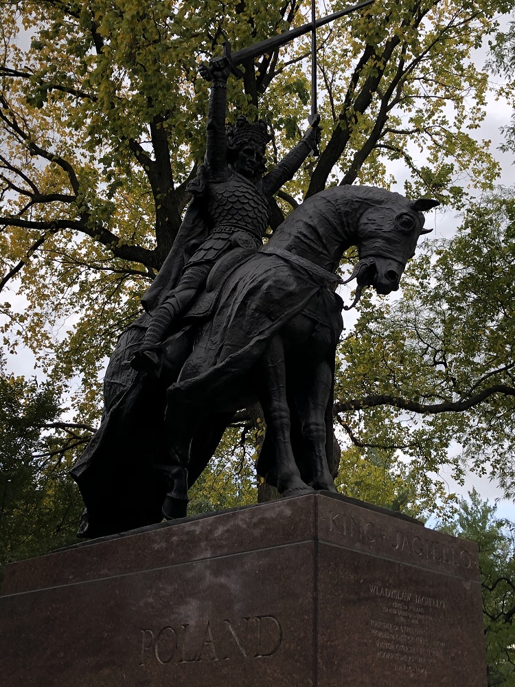 Pomnik Władysława Jagiełły w Central Parku