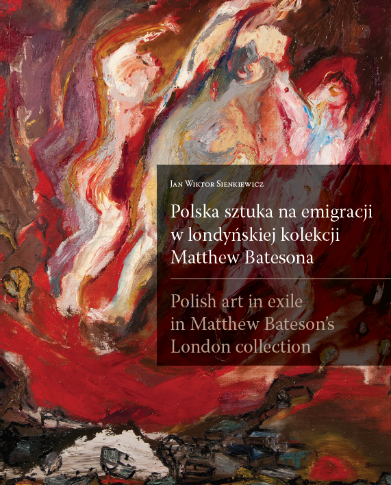Okładka książki o polskiej sztuce w londyńskiej kolekcji Matthew Batesona