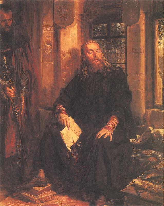 Jan Matejko, Władysław Biały w Dijon, obraz z 1867 r., fot. domena publiczna