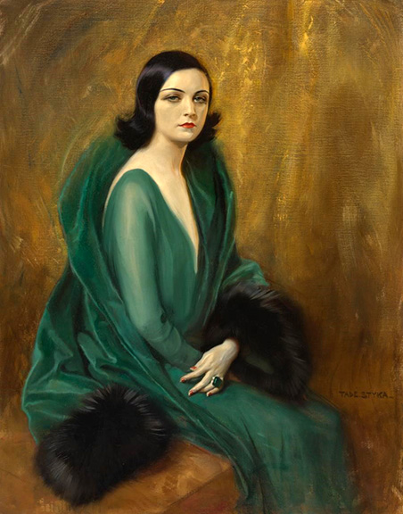 Tadeusz Styka, Pola Negri, 1924, San Antonio, Museum of Art