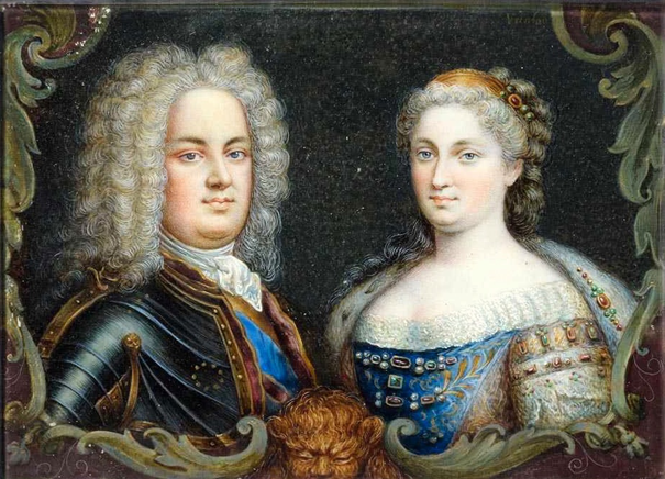 Stanisław Leszczyński z żoną Katarzyną z Opalińskich, fot. Muzeum Warszawy