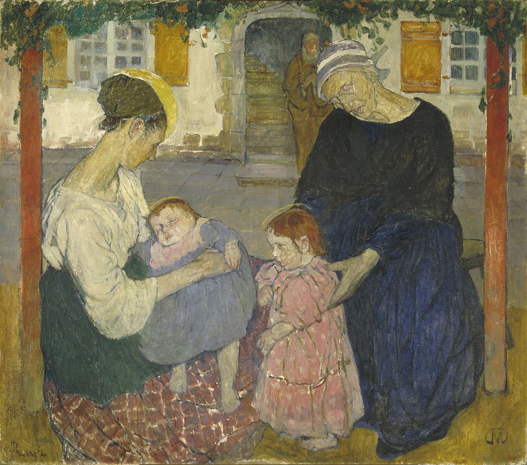 Mela Muter, Święta Rodzina, 1909, olej, płótno, Narodowe Muzeum Sztuki Katalonii, Barcelona