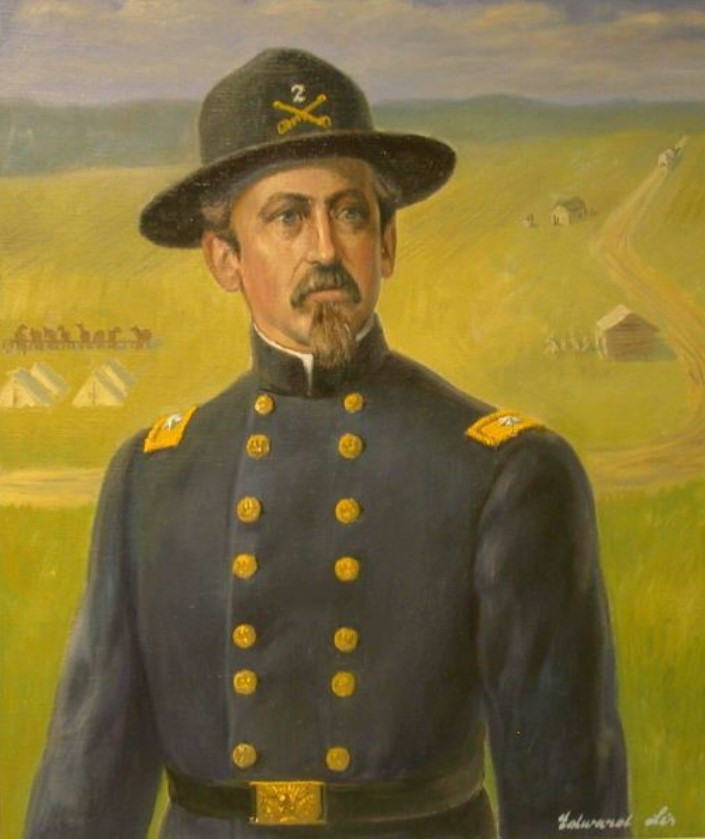 Edward Lis, Podpułkownik Joseph Kargé jako jeden z dowódców kawalerii stanu New Jersey. Portret w kolekcji Fundacji Poles in America