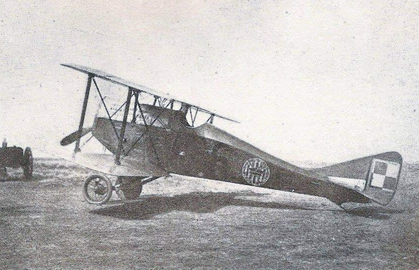 Balilla – samolot myśliwski produkcji włoskiej z widoczną odznaką Eskadry Kościuszkowskiej, fot. domena publiczna