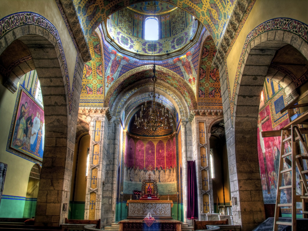 Fot. Robin Schuil, wnętrze katedry ormiańskiej we Lwowie, Wikimedia