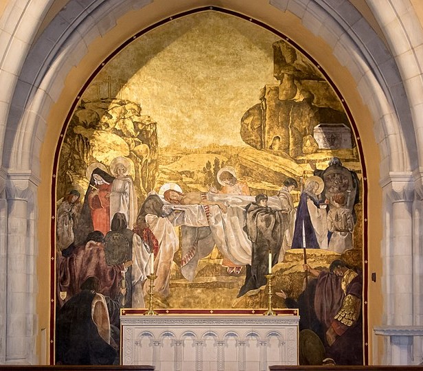 J.H. Rosen, Złożenie Chrystusa do grobu, Katedra Narodowa, Waszyngton, Wikipedia