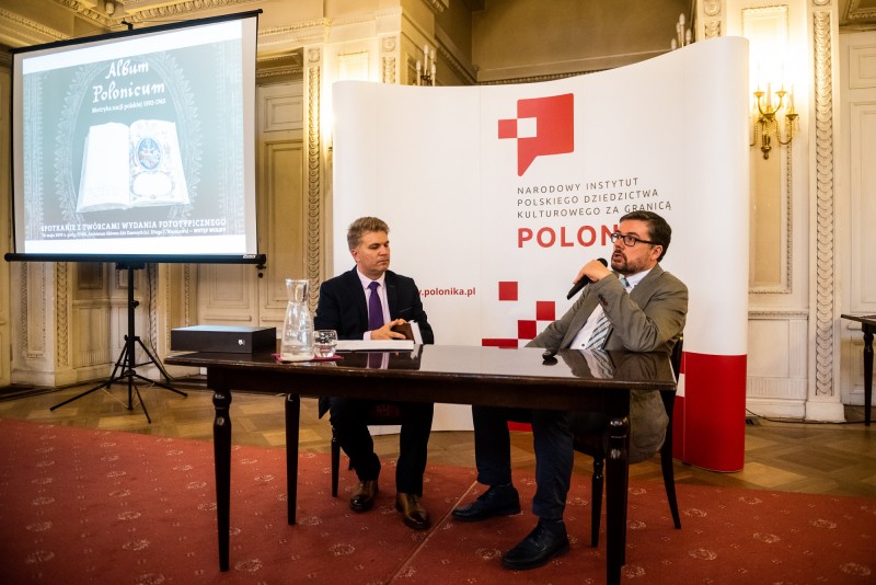 Otwórz galerię (21 fotografii) Spotkanie z twórcami „Album Polonicum. Metryka nacji polskiej"