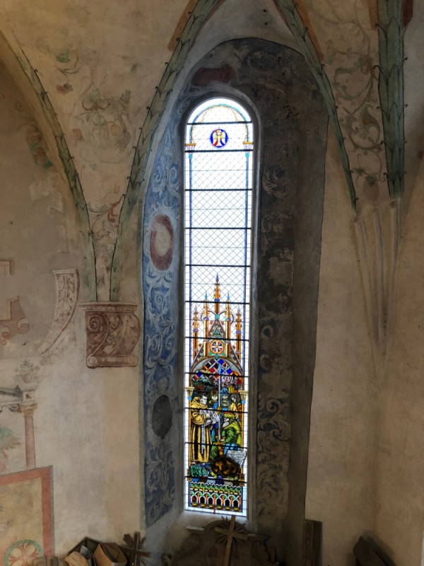 Otwórz galerię (8 fotografii) Wilno (Litwa) – konserwacja polichromii w kościele oo. bernardynów pw. św. Franciszka i św. Bernarda, Instytut POLONIKA