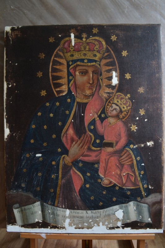 Tywrów (Ukraina) - badania obrazu Matki Bożej Tywrowskiej, Instytut POLONIKA