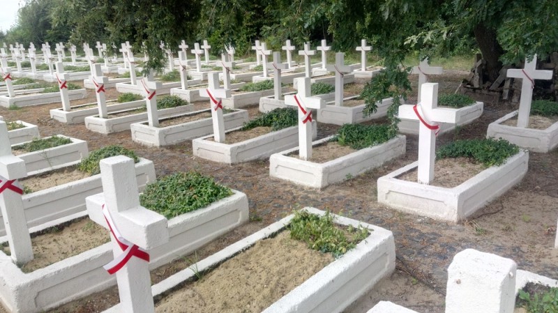 Kowel, cmentarz Na Górce, na którym znajduje się kwatera polskich żołnierzy 