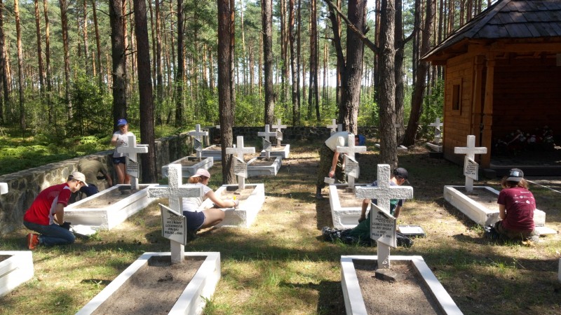 Polski Lasek k. Kostiuchnówki (Ukraina) – cmentarz żołnierzy Legionów Polskich