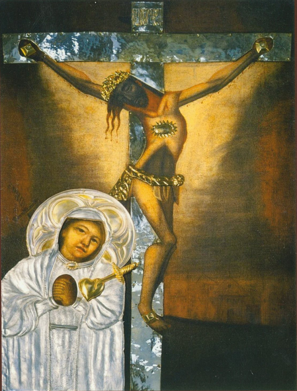 Otwórz galerię (7 fotografii) Obraz Pana Jezusa Ukrzyżowanego Brzozdowce