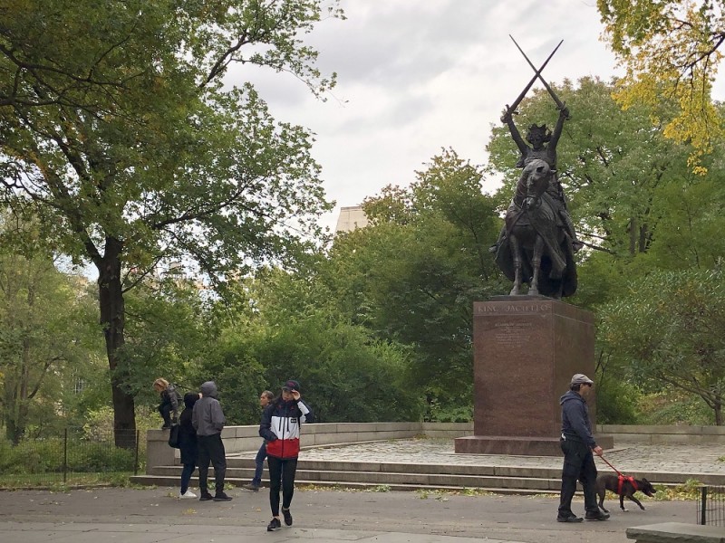 Pomnik Jagiełły w Nowym Jorku 
