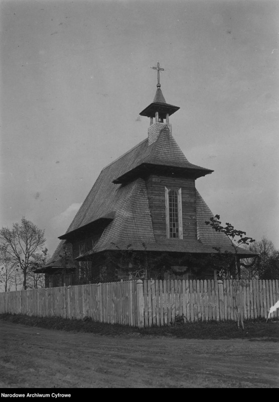 Kościół w Jazłowczyku, 1936 r. (fot. NAC)
