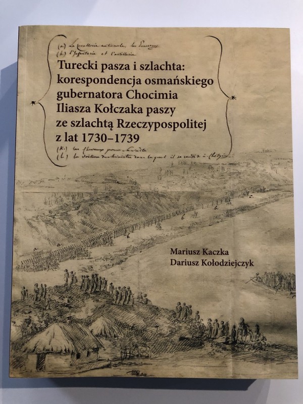 Okładka książki o korespondencji polskiej szlachty z tureckim Kołczakiem paszą