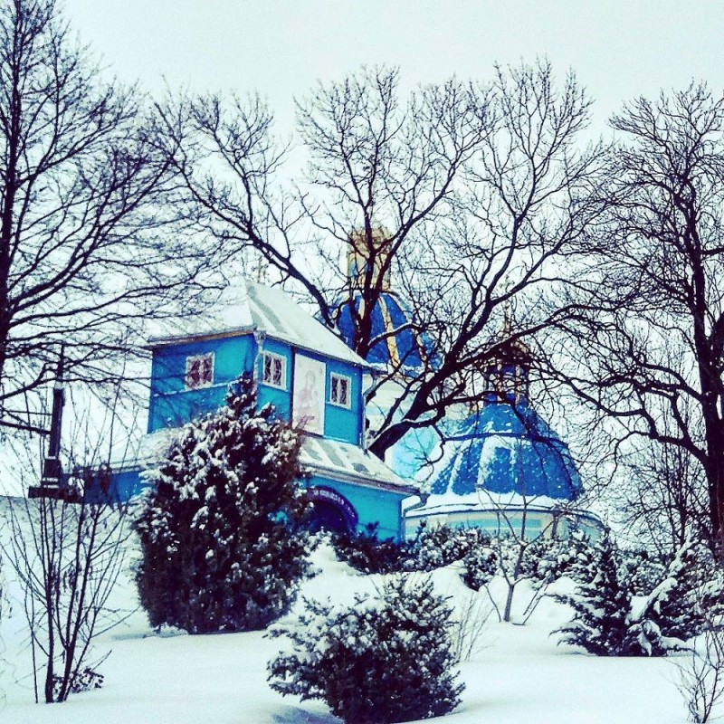 Otwórz galerię (6 fotografii) Monastyr w Niskieniczach na Ukrainie, widok ogólny
