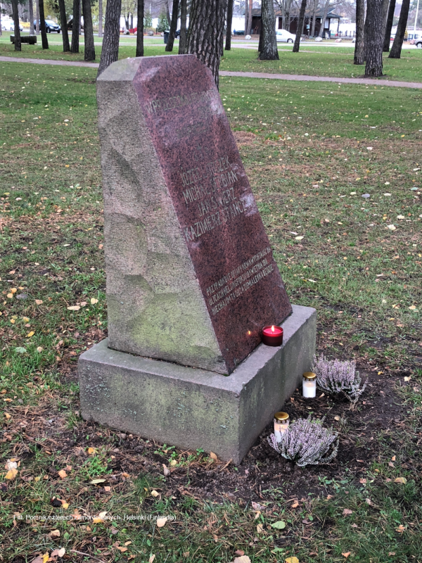 Pomnik czterech zamordowanych, Helsinki