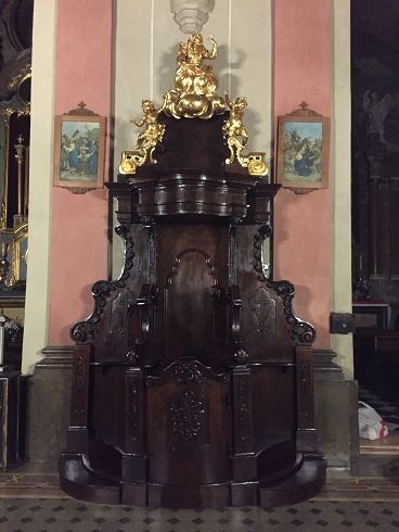 Otwórz galerię (4 fotografii) Konfesjonał w Lwowskiej Katedrze Obrządku Łacińskiego, Instytut POLONIKA