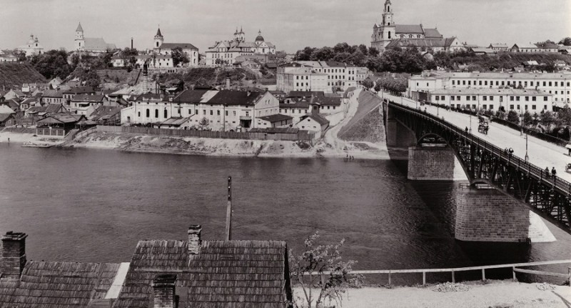 Panorama Grodna 1935, neg. zb. IS PAN - Instytut POLONIKA