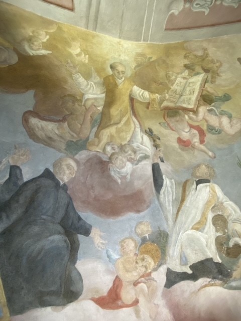Freski w kościele jezuitów |
