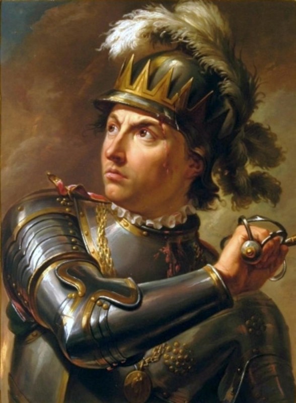 Władysław III Warneńczyk na portrecie M. Bacciarellego |