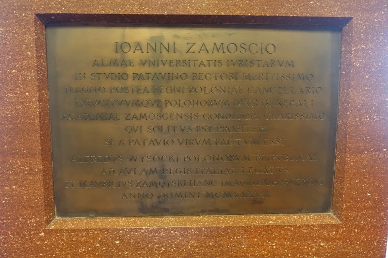 Jan Zamoyski Padwa |