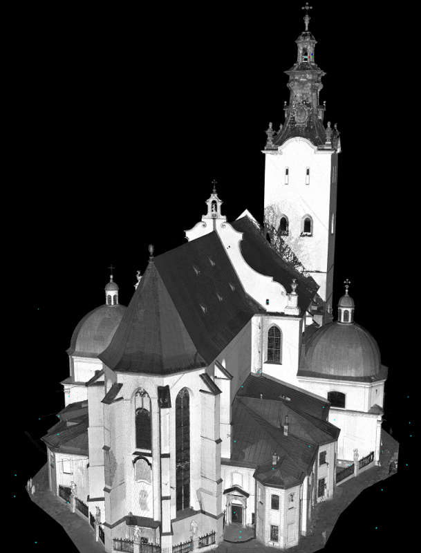 Lwów katedra łacińska scaning