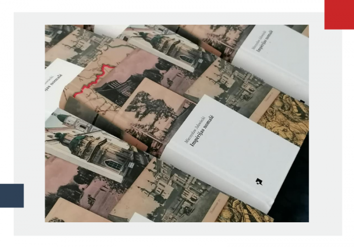 Otwórz zdjęcie Grafika ze zdjęciem książki "Na skraju imperium" Mieczysława Jałowieckiego