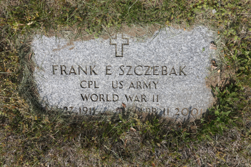 Kamienna płyta-tablica nagrobna żołnierza polskiego pochodzenia w armii amerykańskiej, 2023