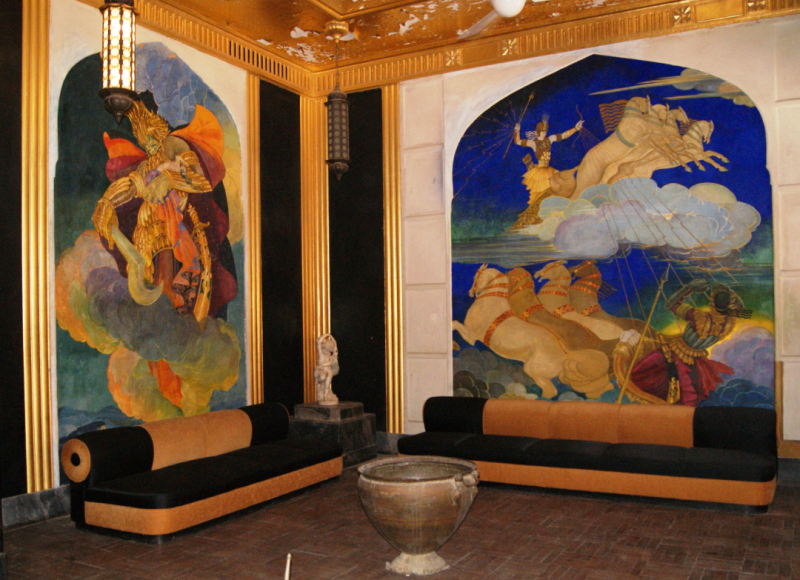 Dekoracje malarskie aut. Stefana Norblina we wnętrzach pałacu Umaid Bhawan, fot. D. Janiszewska-Jakubiak, 2011