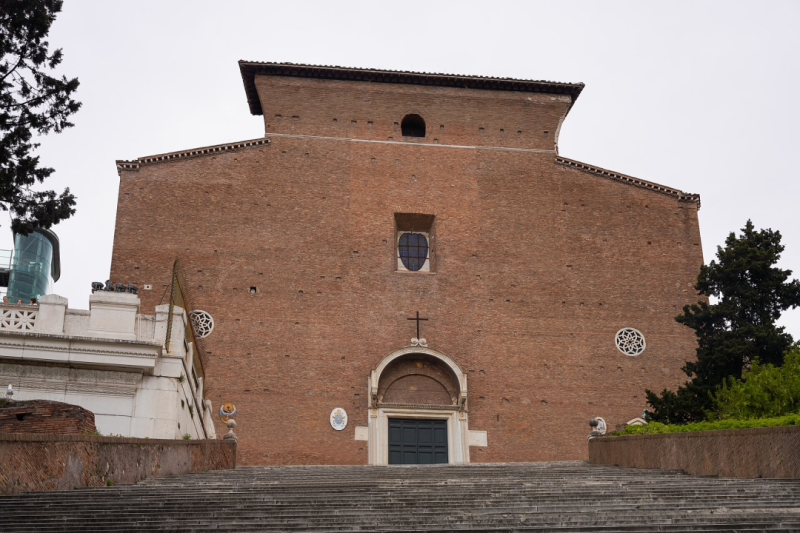 santa maria in aracoeli -rome- - facade