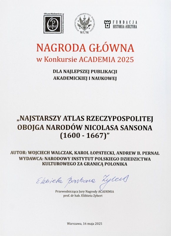 Nagroda główna w konkursie ACADEMIA 2025