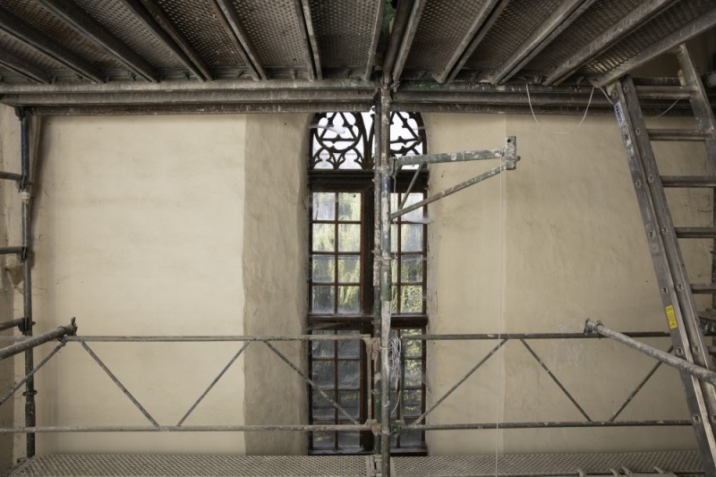 Stan obiektu w trakcie prac.