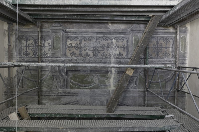 Stan obiektu w trakcie prac.