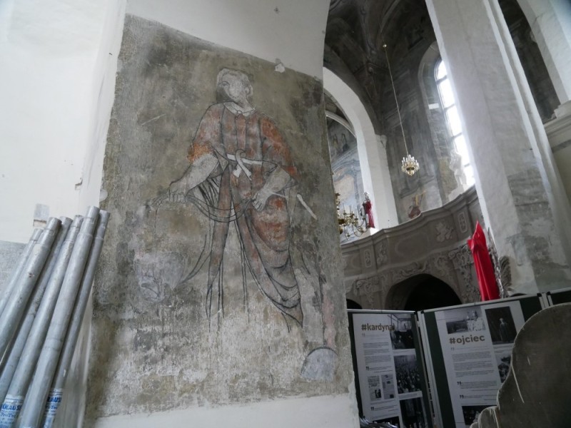 Stan obiektu w trakcie prac.