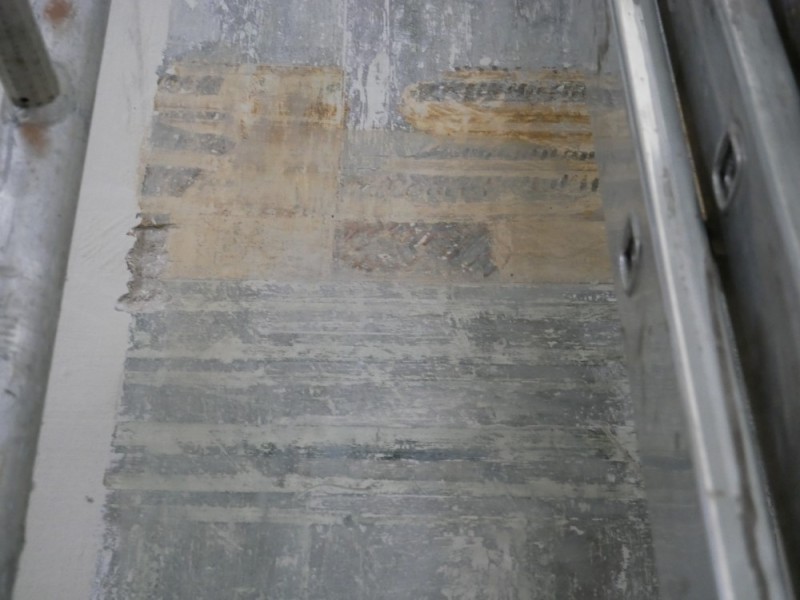 Stan obiektu w trakcie prac.