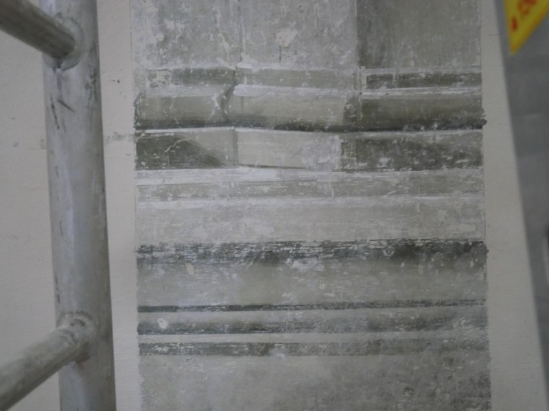 Stan obiektu w trakcie prac.